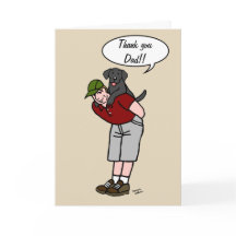 ブラックラブラドールパパin赤い父の日