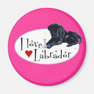 ブラックラブラドールパピー マグネット