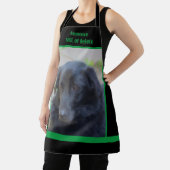 ブラックラブラドールリトパーソナライズされたリーバ エプロン (インサイチュ)