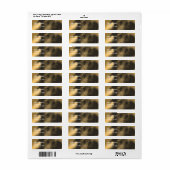 ブラックラブラドールリトリエバードッグアドレス ラベル (フルシート)