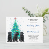 ブラックラブラドールリトリエバーホリデーカワイドッグパピー 招待状 (スタンド正面)