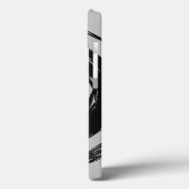 ブラックラブラドールリトリーバードッグ抽象芸術渦 Case-Mate iPhoneケース (裏面 / 左)