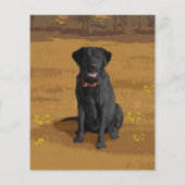 ブラックラブラドールレトリエバードッグラバーギフト (裏面)