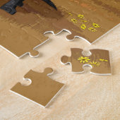 ブラックラブラドールレトリエバードッグラバーギフト ジグソーパズル (側面)