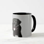 ブラックラブラドールレトリエバーパピー マグカップ (正面右)