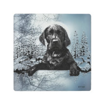 ブラックラブラドールレトリエバーパピーTシャツスローピル