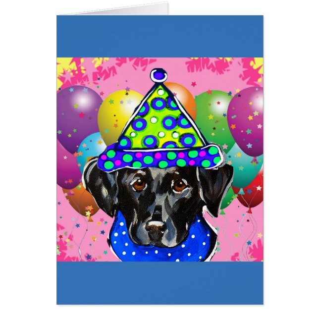 ブラックラブラドールレトリバー (正面)