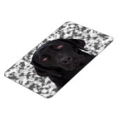 ブラックラブラドールレトリバー マグネット (左側)