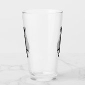 ブラックラブラドールレトリーバー犬好きの贈り物 タンブラーグラス (左)