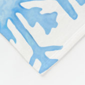 ブラックラブラドール子犬メリークリスマス フリースブランケット (角)