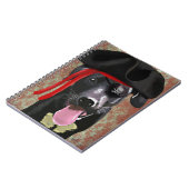 ブラックラブラドール海賊犬 ノートブック (左側)