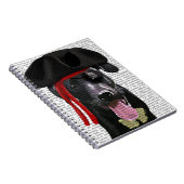 ブラックラブラドール海賊 ノートブック (右側)