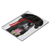 ブラックラブラドール海賊 ノートブック (左側)