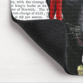 ブラックラブラドール海賊 マウスパッド (コーナー)