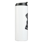 ブラックラブラドール犬 タンブラー (回転左)