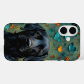 ブラックラブラドール離れイン Case-Mate iPhoneケース (裏面 (横))
