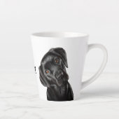 ブラックラブラドール カフェラテマグ (右)