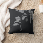 ブラックラブラドール クッション (ブランケット)