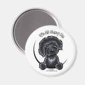 ブラックラブラドールIAAM マグネット (正面/裏面)