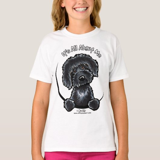 ブラックラブラドールIAAM Tシャツ (正面)