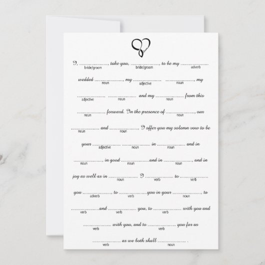 ブラックラブ結婚ハートズLibsゲーム (正面)