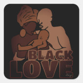 ブラックラブ スクエアシール (正面)
