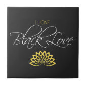 ブラックラブ タイル (正面)