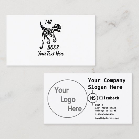 ブラックラプター 名刺 (正面/裏面)