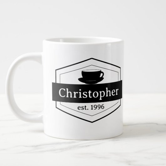 ブラックラベル専門マグカップ ジャンボコーヒーマグカップ (左)