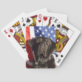 ブラックラボとフラグ トランプ