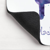 ブラックラボウォーターの色 マウスパッド (コーナー)