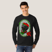 ブラックラボクリスマス171 Tシャツ (正面フル)