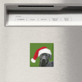 ブラックラボクリスマス マグネット (インサイチュ (食洗機))
