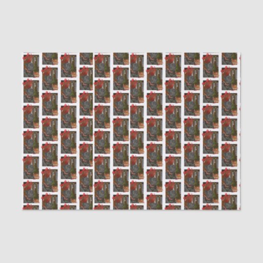 ブラックラボクリスマス 薄葉紙 (正面)