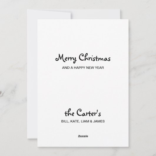 ブラックラボクリスマス(鳥)ショウジョウコウカンチョウ-ラブラドールかわいい犬 シーズンカード (裏面)