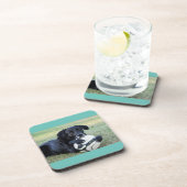 ブラックラボコースター。6組。 コースター (右側)