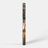 ブラックラボダック狩りマーシュ迷彩柄アウトドアドッグ SAMSUNG GALAXYケース (右側面)