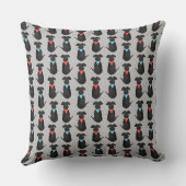 ブラックラボドッグギフト クッション (裏面)