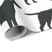 ブラックラボドッグラッピング紙 ラッピングペーパー (ロールコーナー)