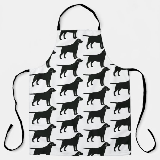 ブラックラボドッグ エプロン (正面)