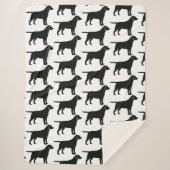 ブラックラボドッグ シェルパブランケット (正面)