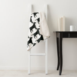 ブラックラボドッグ シェルパブランケット