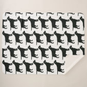 ブラックラボドッグ シェルパブランケット (正面(横))