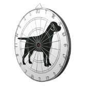 ブラックラボドッグ ダーツボード (正面右)