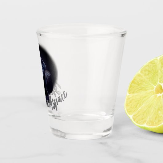 ブラックラボパピーカスタムロゼーコンハウンドアップ ショットグラス (右)