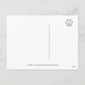 ブラックラボパピーチューインバレンタイン シーズンポストカード (裏面)