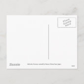 ブラックラボパピーバレンタインデーのカード シーズンポストカード (裏面)