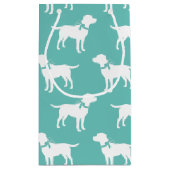 ブラックラボパピーラブラドール犬 スモールペーパーバッグ (裏面)