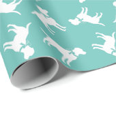 ブラックラボパピーラブラドール犬 ラッピングペーパー (ロールコーナー)