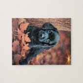 ブラックラボパピー ジグソーパズル (横)